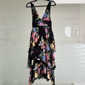 Stunning colorful sleeveless midi TOPSHOP dress, size 4, LIKE BRAND NEW
